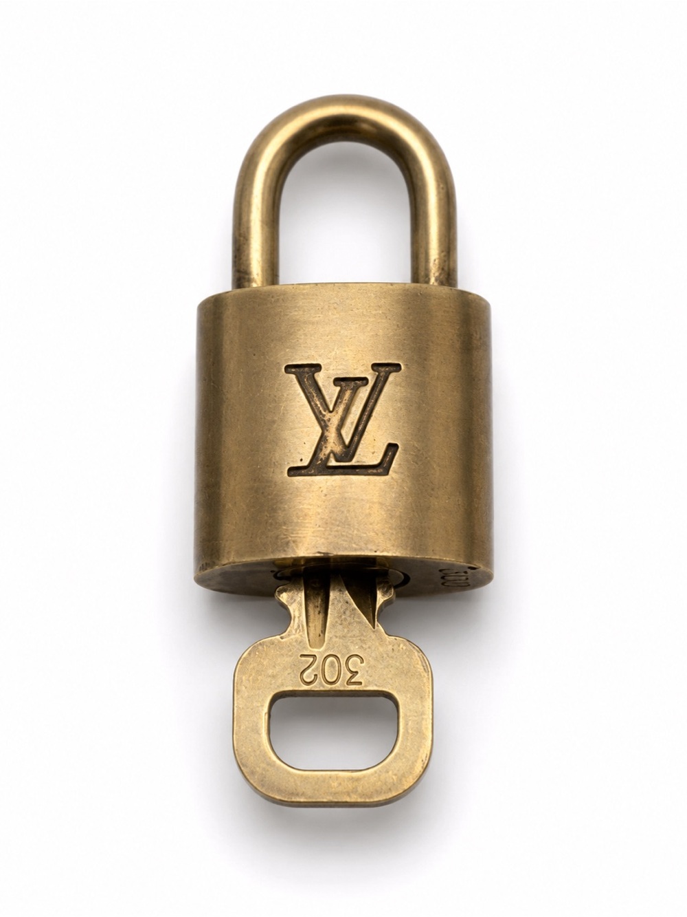 Authentic Louis Vuitton Padlock Lock & Key Set #302 Made in France